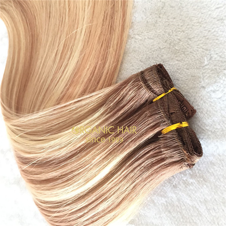 Our cheapest hair extensions-machine weft  A165